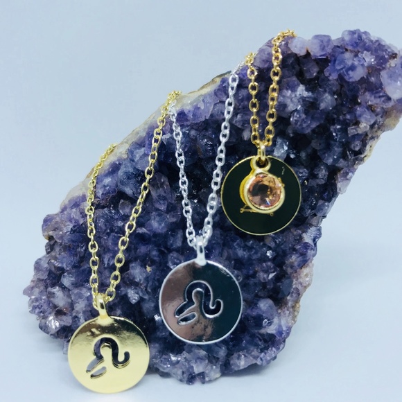 Leo Astrological Necklace- Zodiac Fire Sign